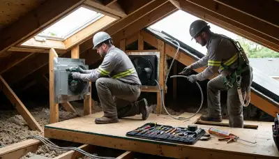 Attic fan installation and electrical wiring service for Littleton, CO homes