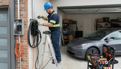 EV charger installation service for Littleton, Colorado homes by a licensed electrician