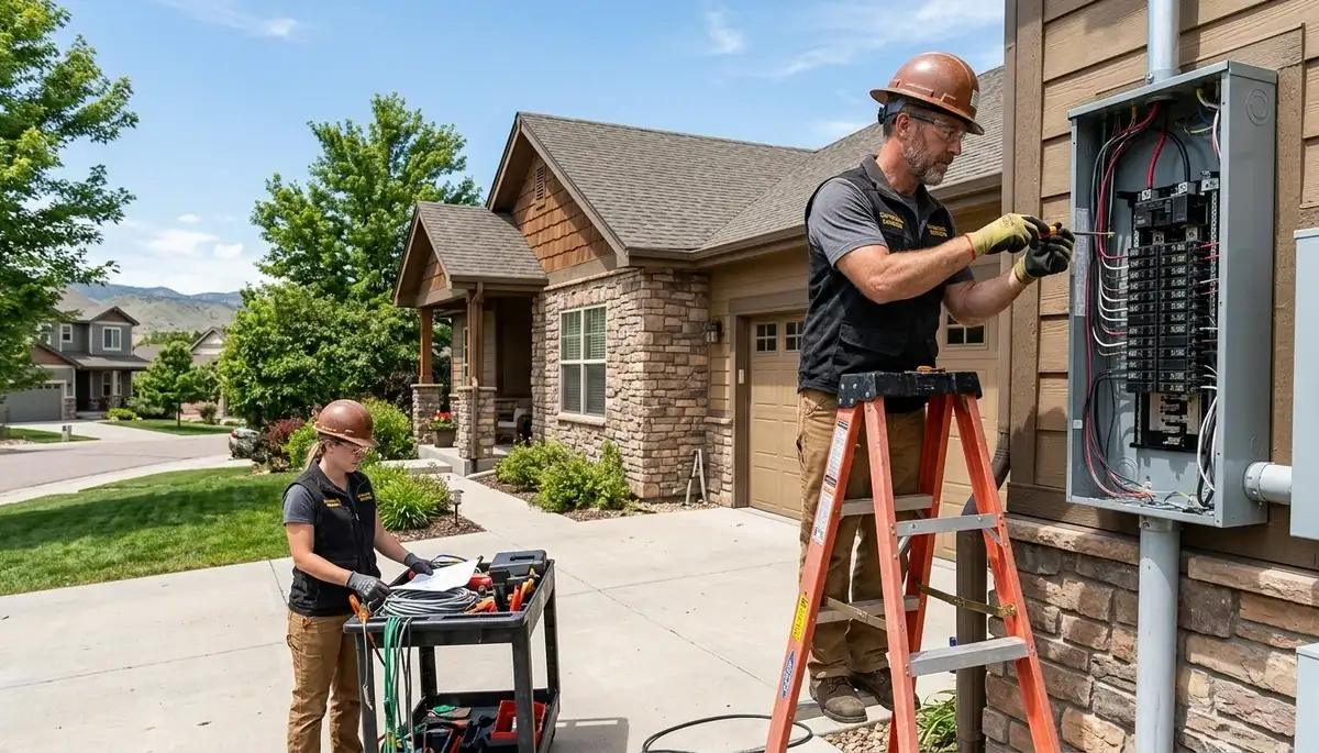 Electrician services in Littleton, Colorado for residential and commercial electrical needs