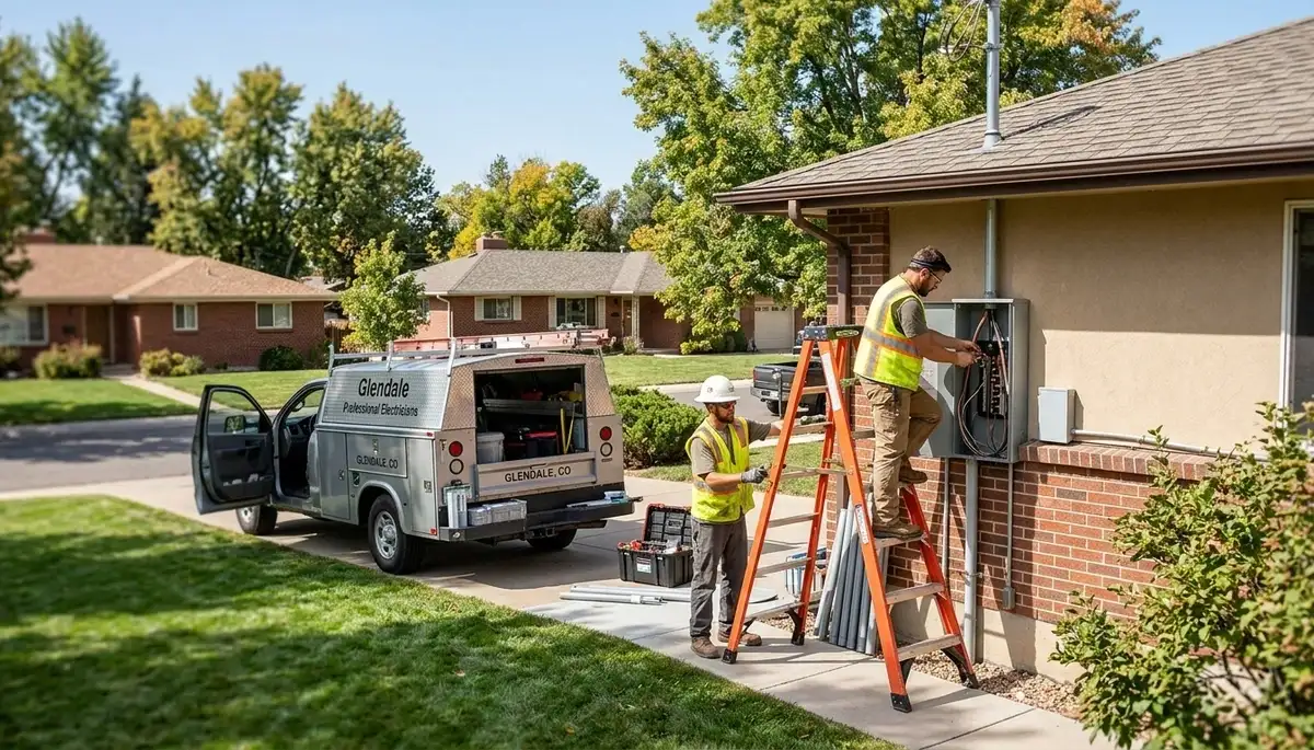 Electrician providing residential and commercial electrical services in Littleton, Colorado