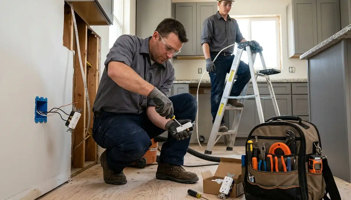 GFC outlet installation service for Littleton, CO homes by local electricians