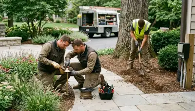 Landscape lighting services for Littleton, CO homes by On Call Electrical