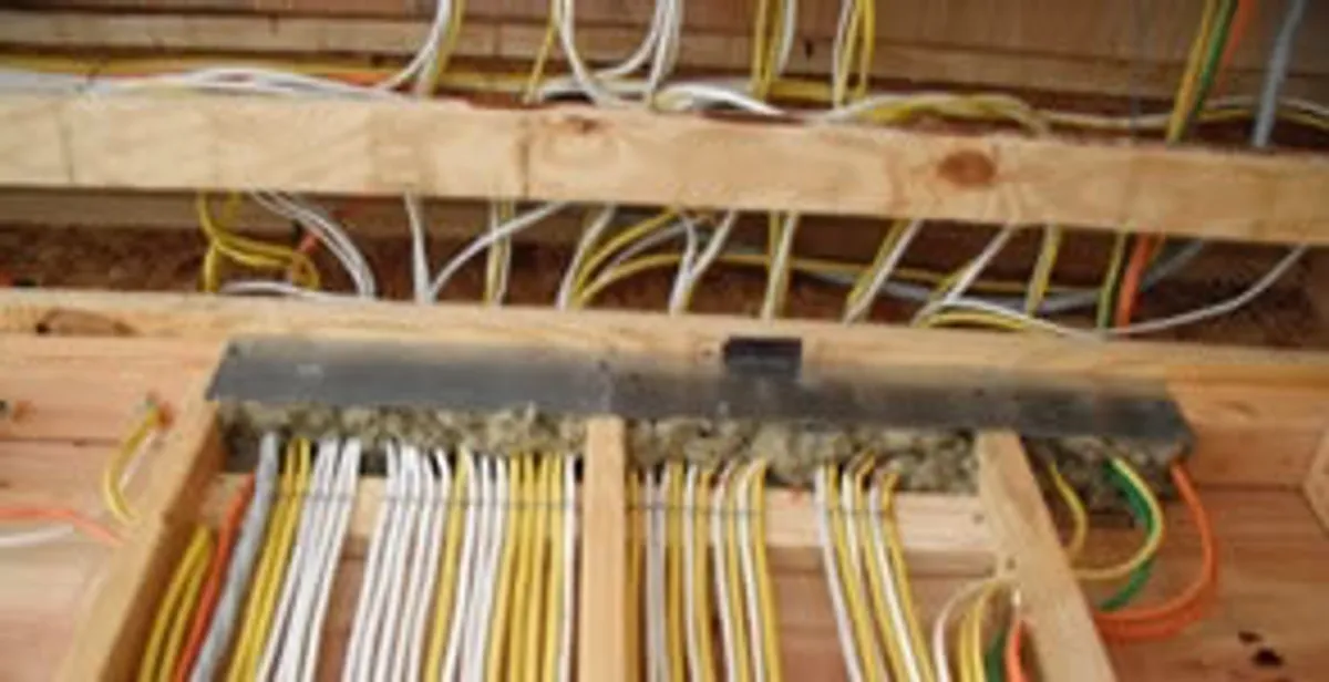 new construction wiring services with organized electrical rough-in performed by licensed electricians in Littleton, CO