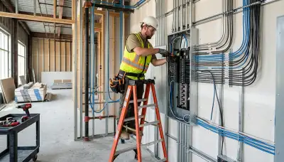 New construction wiring services by a Littleton, Colorado electrician