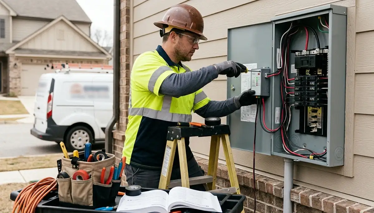 Whole home surge protection service for electrical panels in Littleton, Colorado