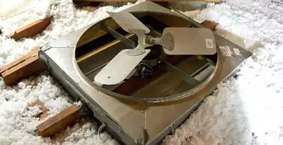 whole house fan installation services with attic-mounted ventilation unit in Littleton, CO